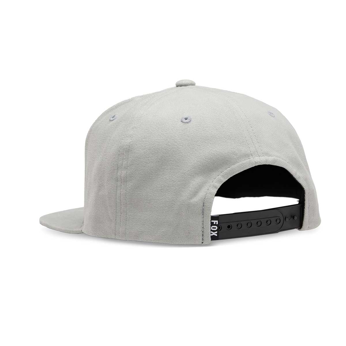 Fox Head Snapback Hat in Steel Grey